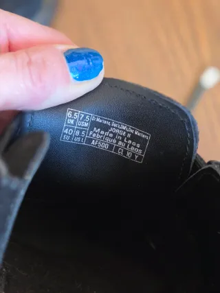 Zoccoli Dr. Martens Jorge II in suede nero T40