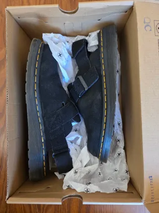 Zoccoli Dr. Martens Jorge II in suede nero T40