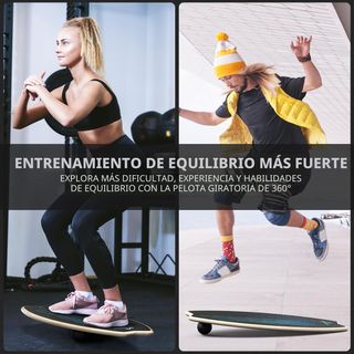 Tabla de equilibrio Sportneer madera