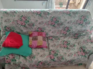 Funda sofá 3 plazas floral