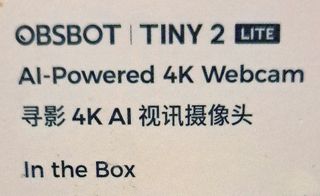 OBSBOT Tiny 2 Lite Cámara Web 4K PTZ IA