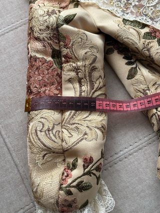 Traje de Fallera Beige y Dorado - S-36