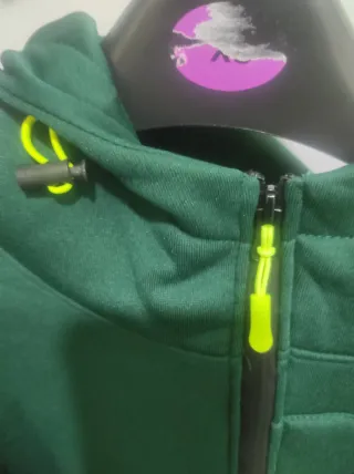 Sudadera capucha hombre XXXL verde