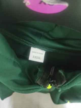 Sudadera capucha hombre XXXL verde