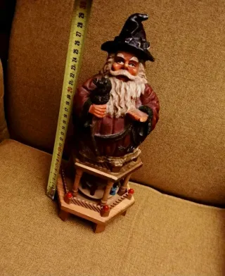 Figura Brujo Vintage Decorativa