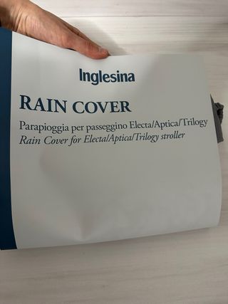 Protezione pioggia trasparente per passeggino Inglesina Aptica 2025