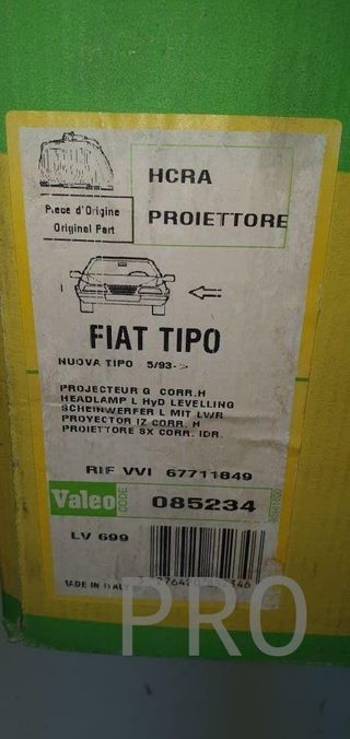 faro Fiat tipo izquierdo valeo