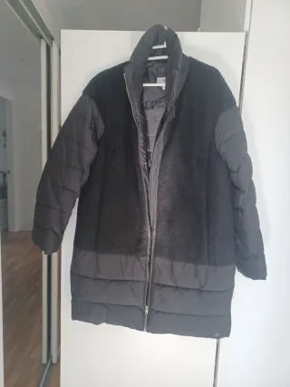 Abrigo acolchado negro mujer Talla L