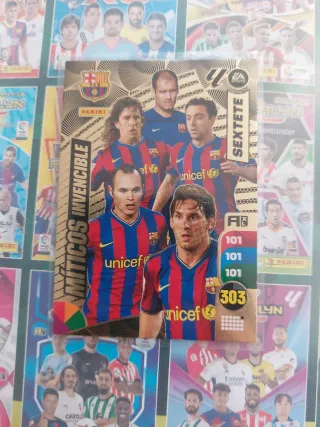 Carta Fútbol FC Barcelona Sextete