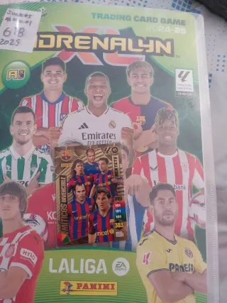 Carta Fútbol FC Barcelona Sextete