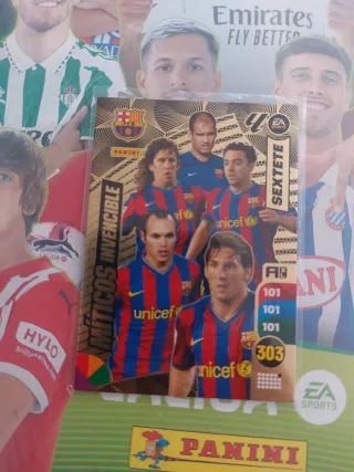 Carta Fútbol FC Barcelona Sextete