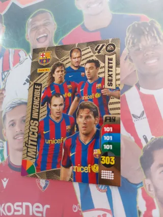 Carta Fútbol FC Barcelona Sextete