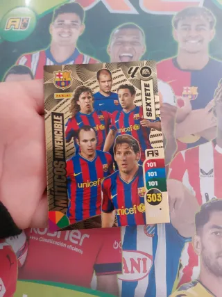 Carta Fútbol FC Barcelona Sextete