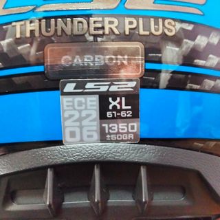 Casco Racing Thunder Carbon Volt Negro Azul