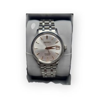 RELOJ SEIKO AUTOMATICO 4R35 PRESAGE PLATEADO + CAJA + ACC + CERTIFICADO