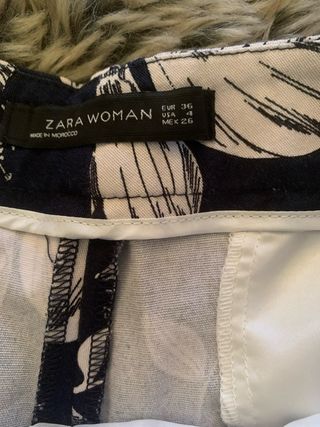 Pantalones Zara Estampados Mujer