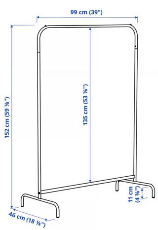 Burra perchero con organizador tela   Ikea