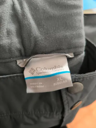 Pantalón Nieve Columbia Omni-Tech XL Gris