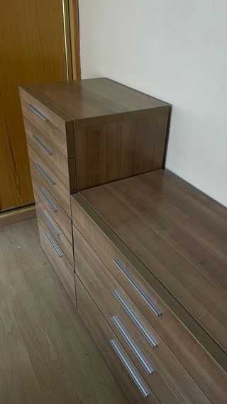 Cómodas de dormitorio marrón