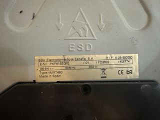 Vitrocerámica Bosch 4 fuegos usada