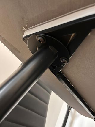 Mesa comedor negra con 6 sillas