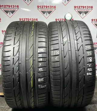 245 35 18 Y BRIDGESTONE RUEDA AL 90% VIDA UTIL