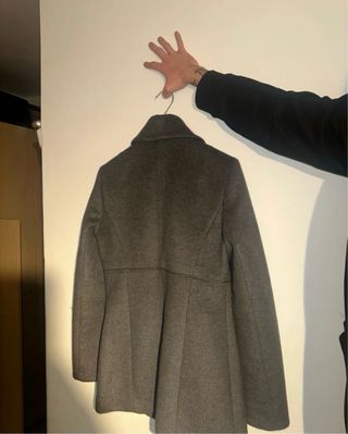 Cappotto Patrizia Pepe Grigio Melange Taglia 40