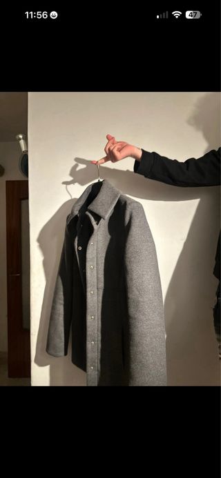 Cappotto Patrizia Pepe Grigio Melange Taglia 40
