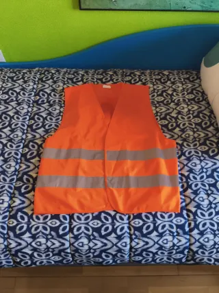 Chaleco reflectante naranja
