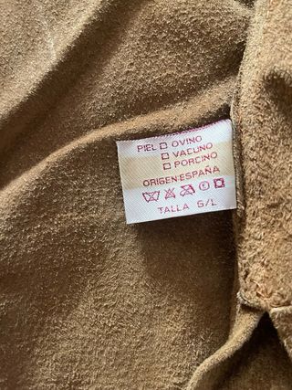 Giacca vintage in vera pelle