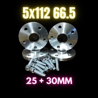 Separadores 25 + 30mm 5x112 66.5