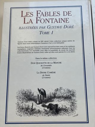 Fábulas La Fontaine Doré ilustrado 2 tomos estuche