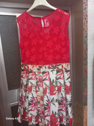 Vestitino estivo floreale rosso