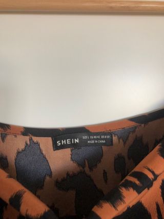 Vestido SHEIN animal print tirantes