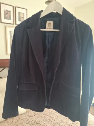 Americana terciopelo azul XOYE talla L