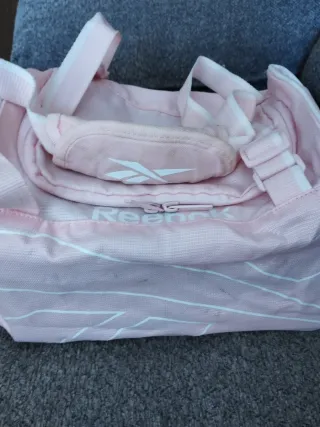 Bolsa Deporte Reebok Niña Rosa y Blanca