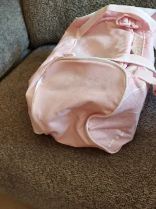 Bolsa Deporte Reebok Niña Rosa y Blanca