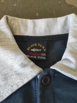 Polo niño manga larga T.12