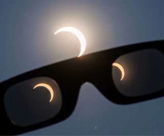 Gafas eclipse solar plástico ABS