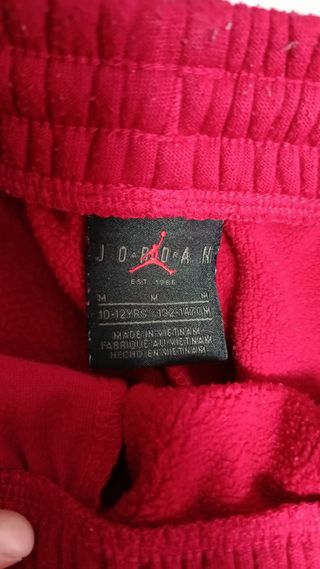 Pantalón Corto Niño Jordan Rojo Talla M