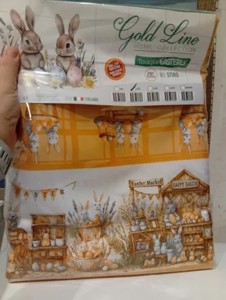 Set Bucato Stanhome con tovaglia pasquale 12 posti