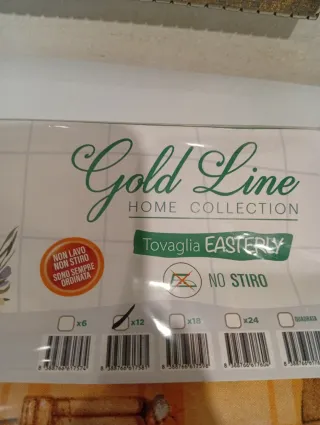 Set Bucato Stanhome con tovaglia pasquale 12 posti