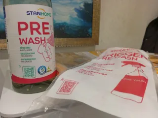 Set Bucato Stanhome con tovaglia pasquale 12 posti