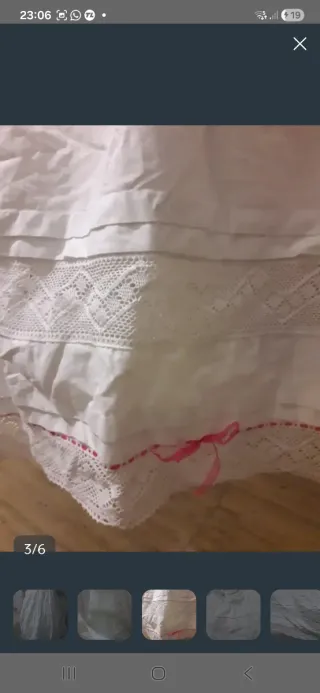 Cancán con enagua blanco