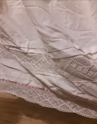 Cancán con enagua blanco