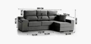 Sofá Chaise Longue NUEVO GRAN OFERTA