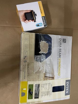 Colchón hinchable Intex + Inflador electrico Intex