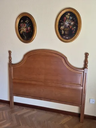 Cuadros Ovalados Florales Dorados