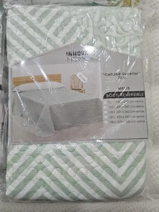 Colcha de verano reversible