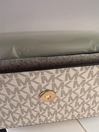 Bolso Michael Kors Marrón y Blanco Nuevo